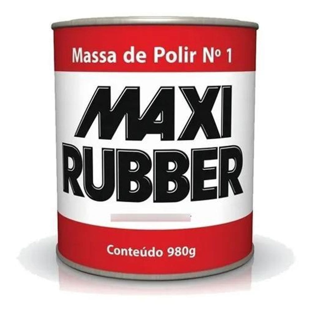 2X Massa De Polir N1 908G Maxi Rubber Cor Bege