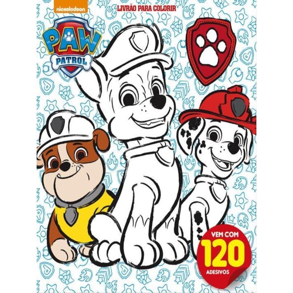 Patrulha Canina Livrão Para Colorir