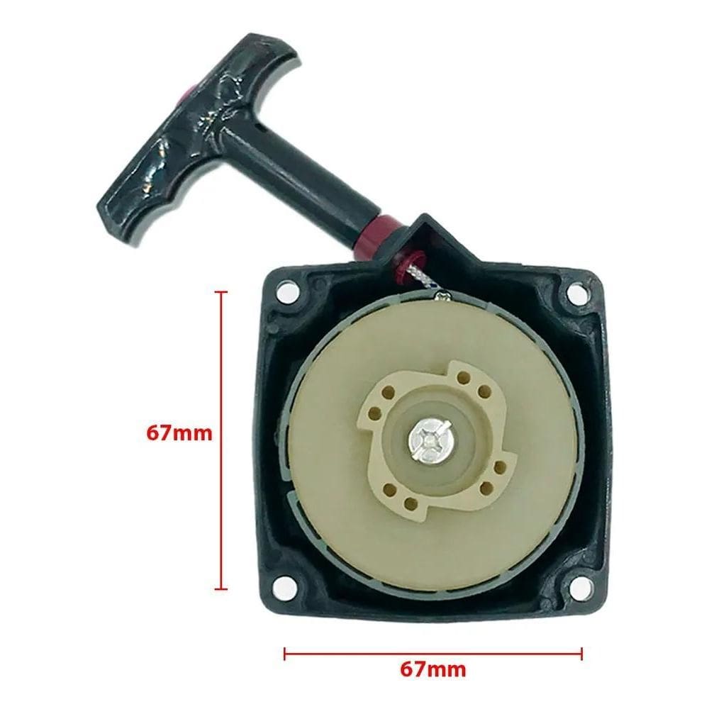 2X Tampa Da Partida Completa Para Roçadeira Kawashima Preta