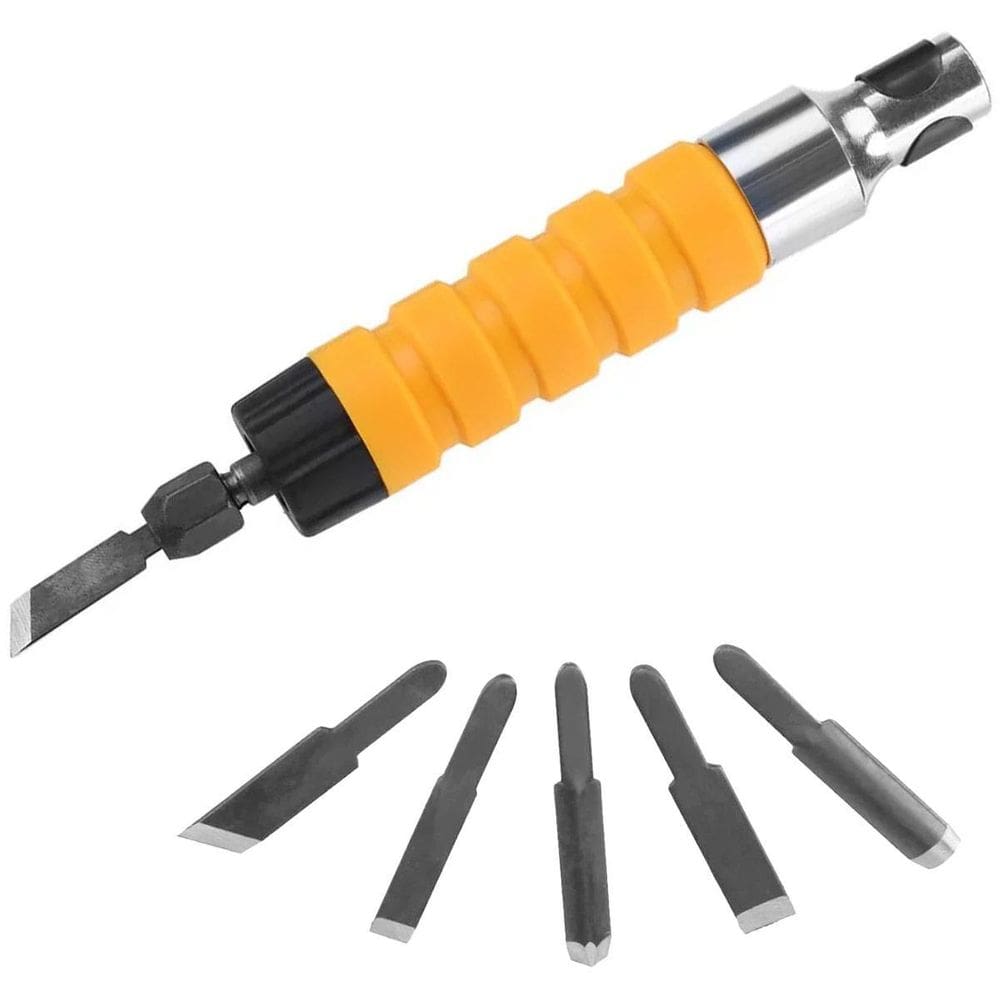 Adaptador Cinzel Formão Para Furadeira Kit Entalhe Sem Eixo