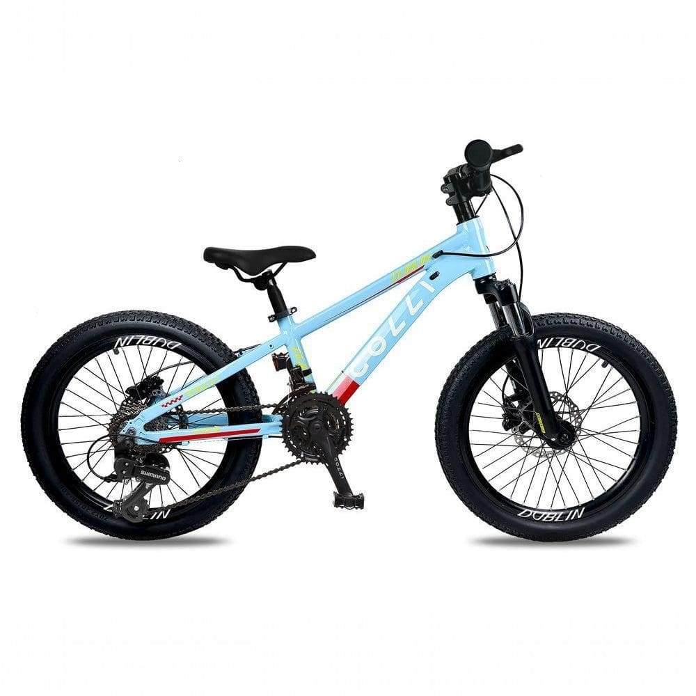 Bicicleta Aro 20 Colli Dublin Shimano 21v Azul Claro