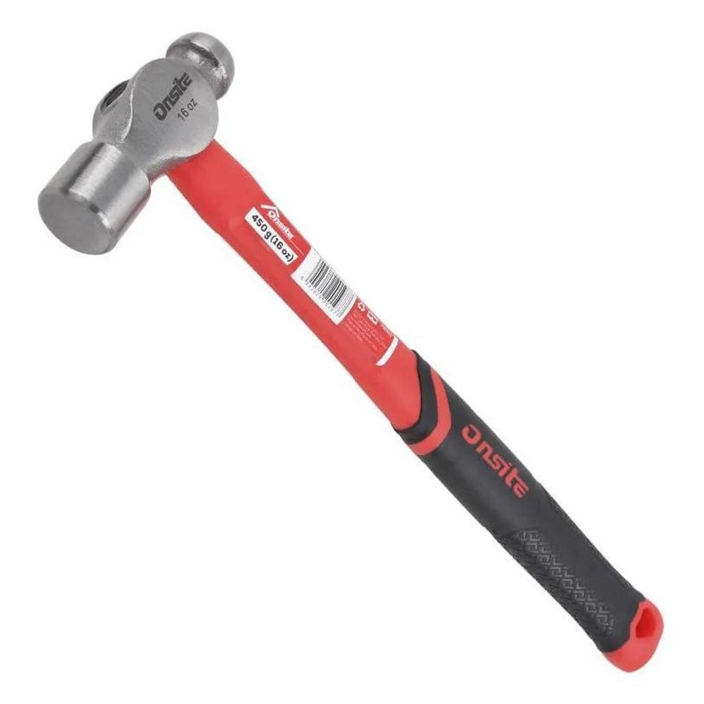 2X Martelo Bola Com Cabo Em Fibra De Vidro 450Gr Onsite