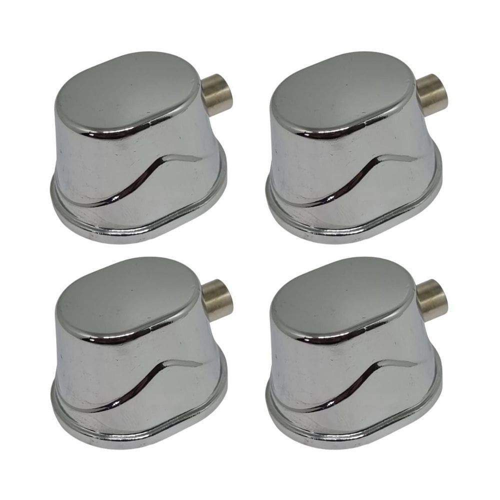 Kit 4 Canoas Para Tom Caixa E Surdo De Bateria 19.4 Cromada