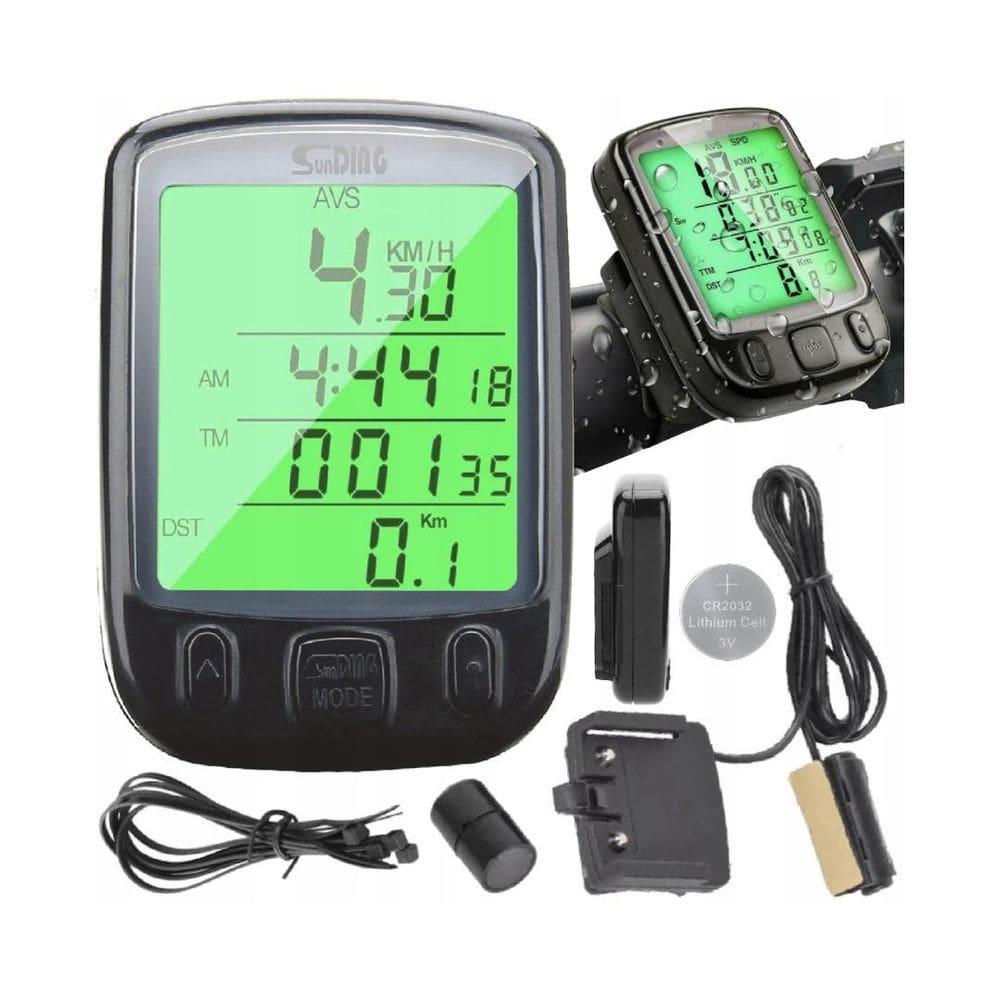 Ciclocomputador Bicicleta Controle Quilometragem E Luz