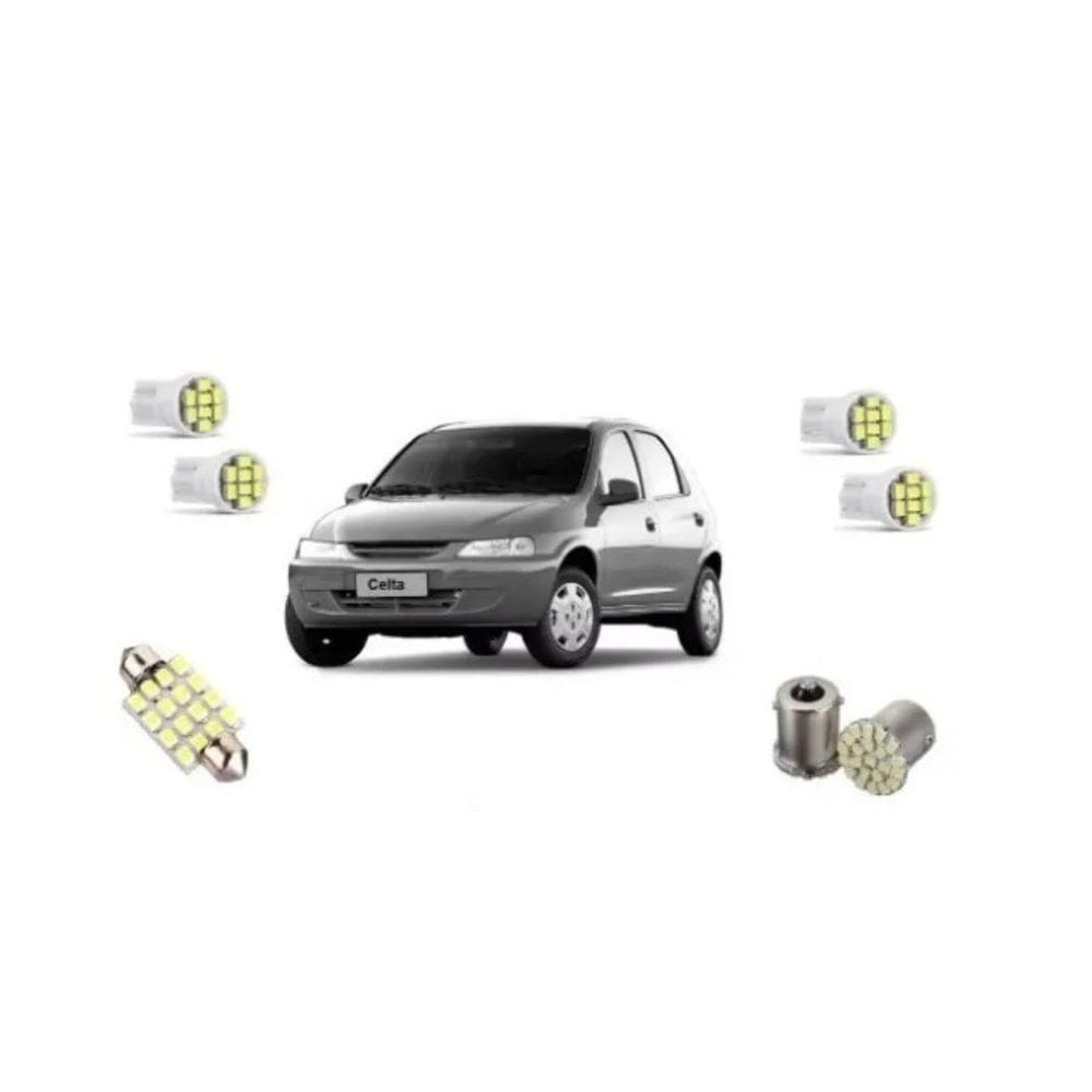 Kit Super Led Celta 02-05 - Iluminação Completa