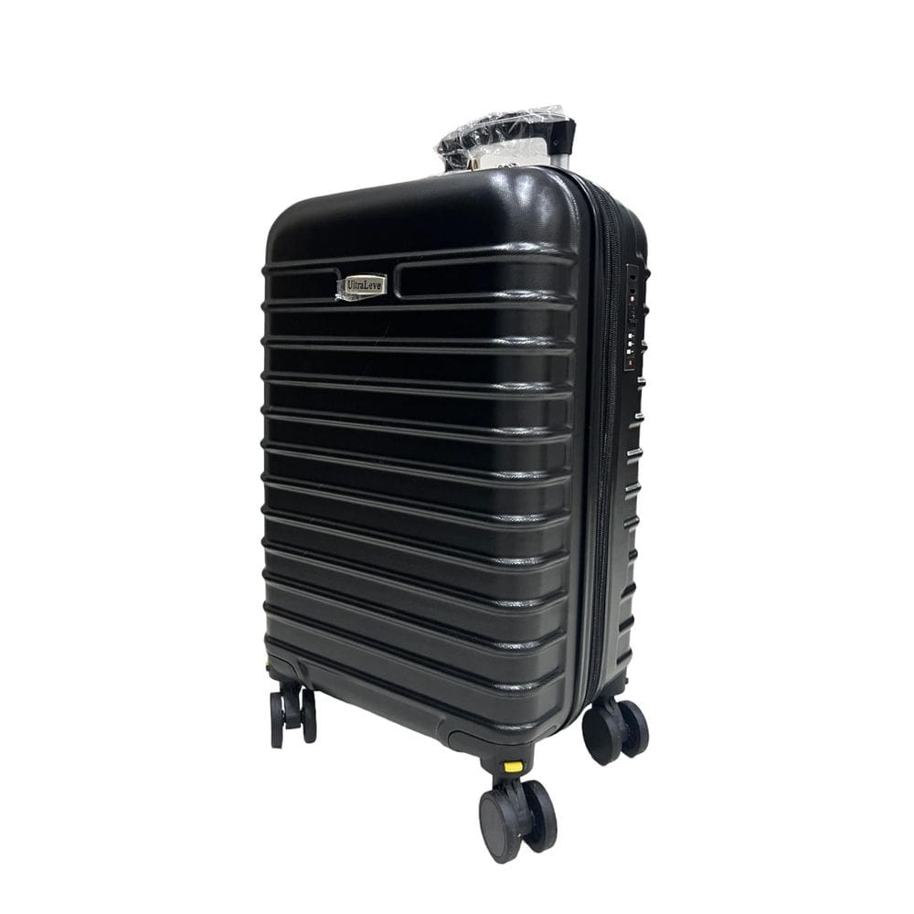 Mala De Bordo 10Kg Preta Padrão Anac Ultra Leve Giratória