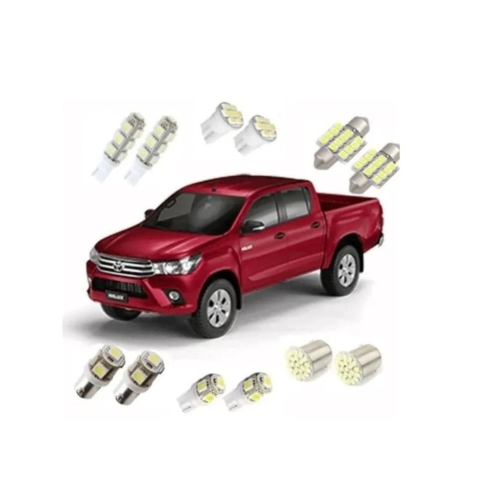 Kit Lâmpadas LED Blue Lion SW4 e Hilux 2005-2015 Tipo Xenon