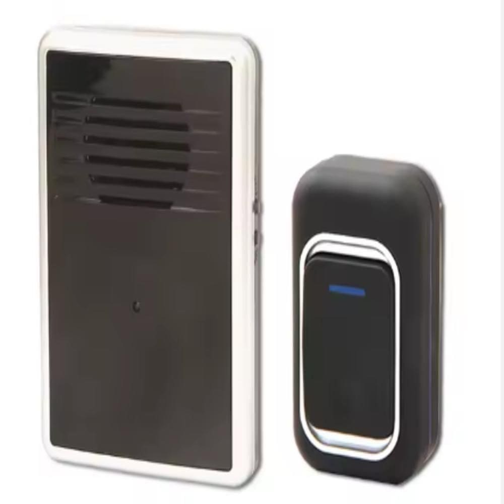 Campainha 150 Metros Sem Fio Externa Longo Alcance Residencial Comercial Industrial à Prova D’água 25 Toques Musicais