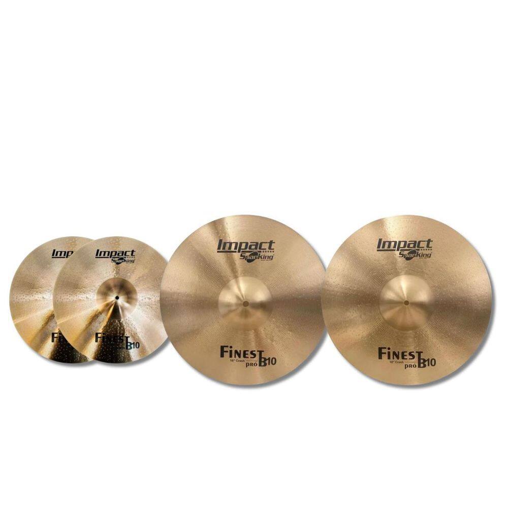 Kit 14 Hit-Hat + 16 Crash + 18 Crash Impact Finest Spanking