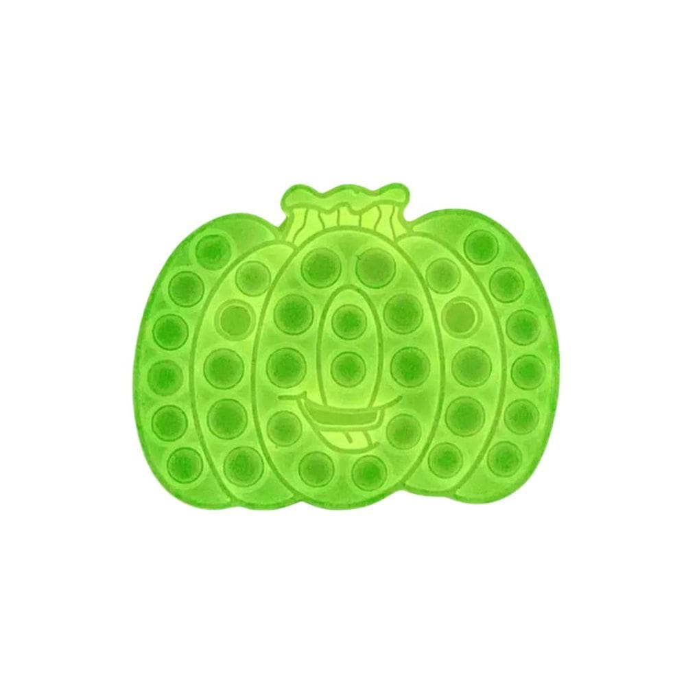 Pop It Fidget Toy Bubble Halloween Abóbora Neon Brilho Dark