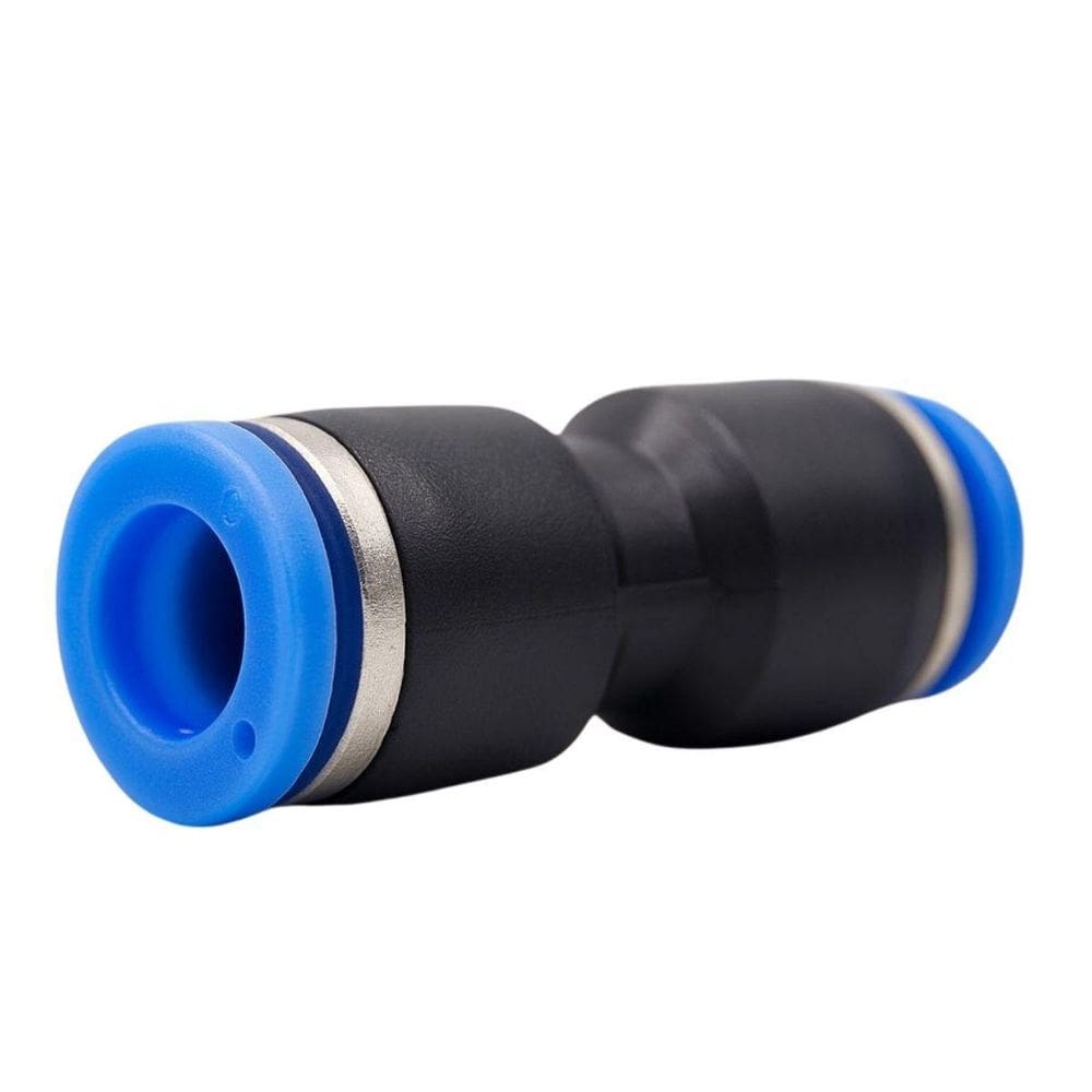 Kit Com 10 Conexão Pneumática Uniao Reta 6 Mm