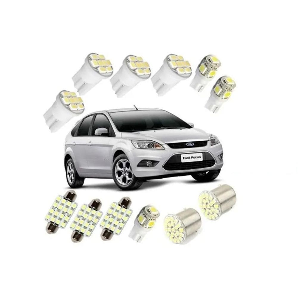 Kit Lâmpadas Led Focus Luz Pingo Teto Placa Ré Super Led