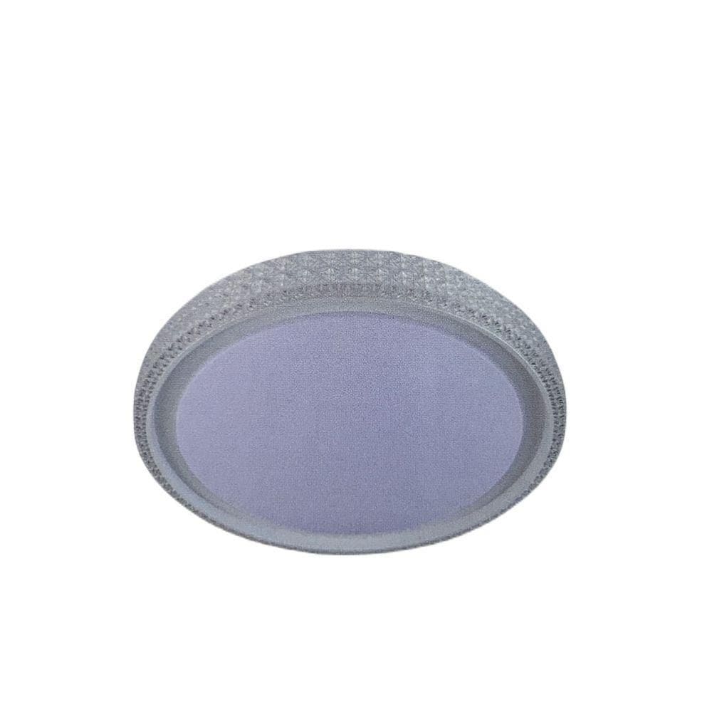 Plafon De Led Redondo Kenle 50Cm 36W 3 Tons Branco Nordecor