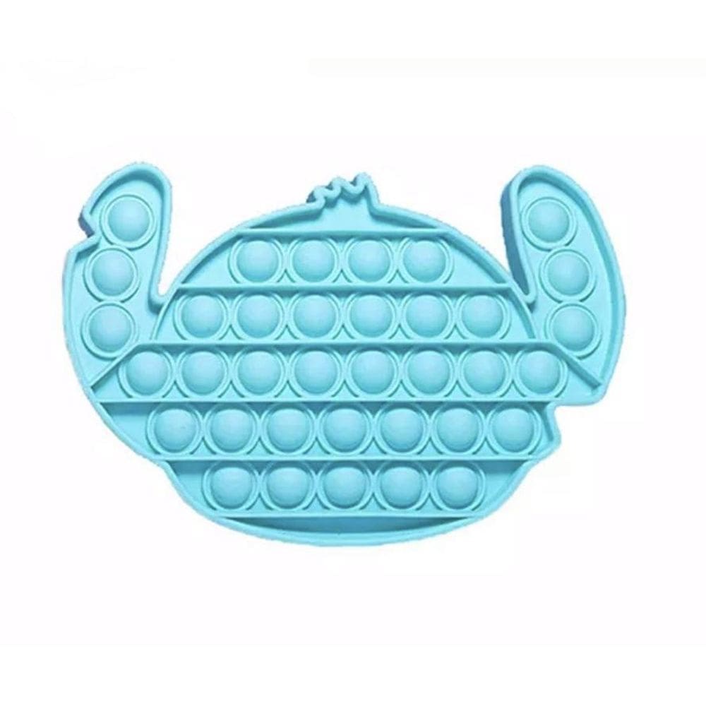 Pop It Fidget Toy Bubble Anti- Stitch Azul Sensorial
