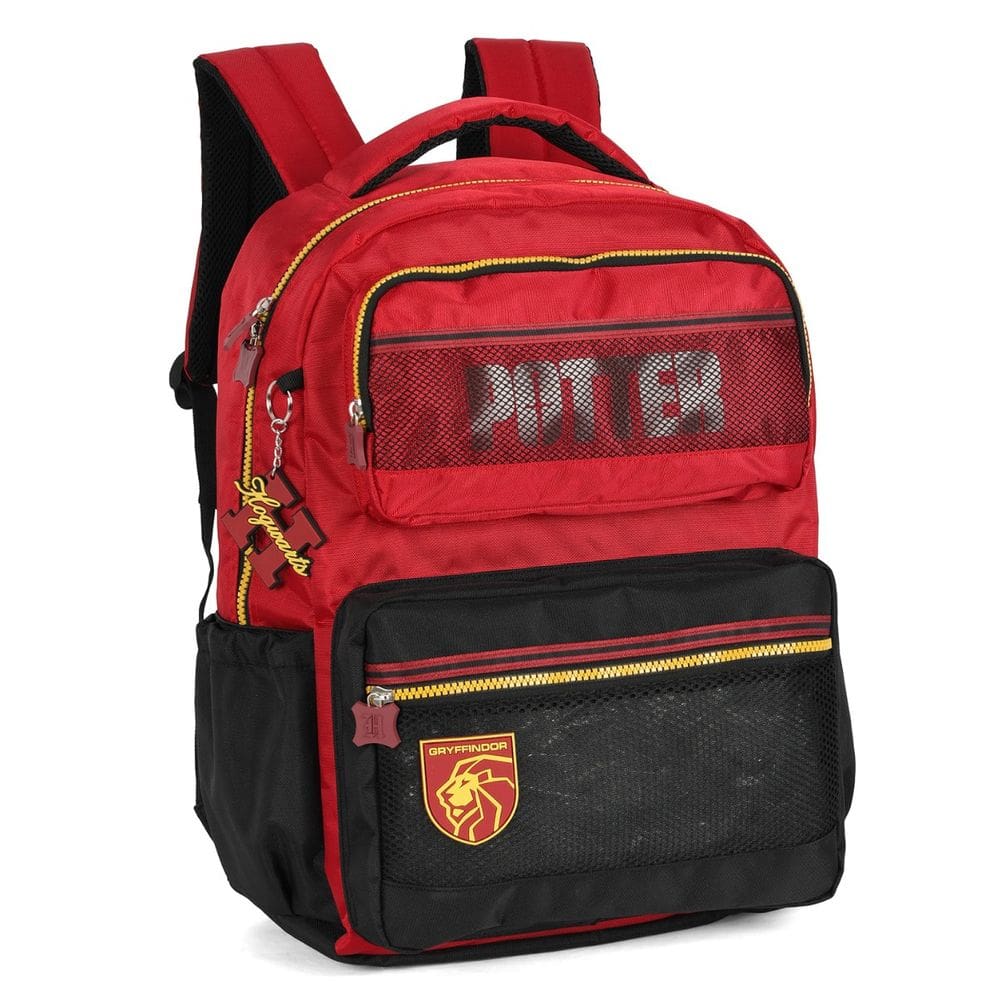 Mochila Escolar Grifinória Costas Harry Potter Vinho Luxcel