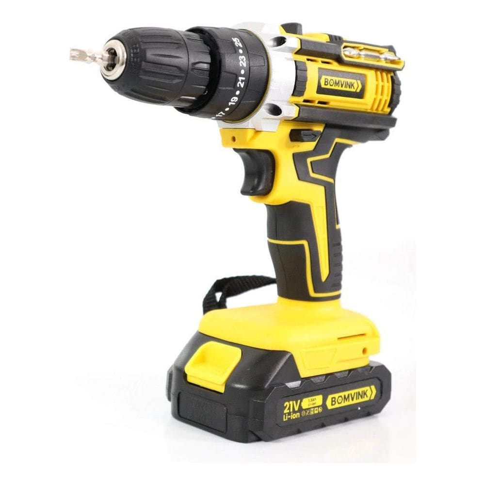 Bomvink Parafusadeira/Furadeira 21V, Motor Brushless,