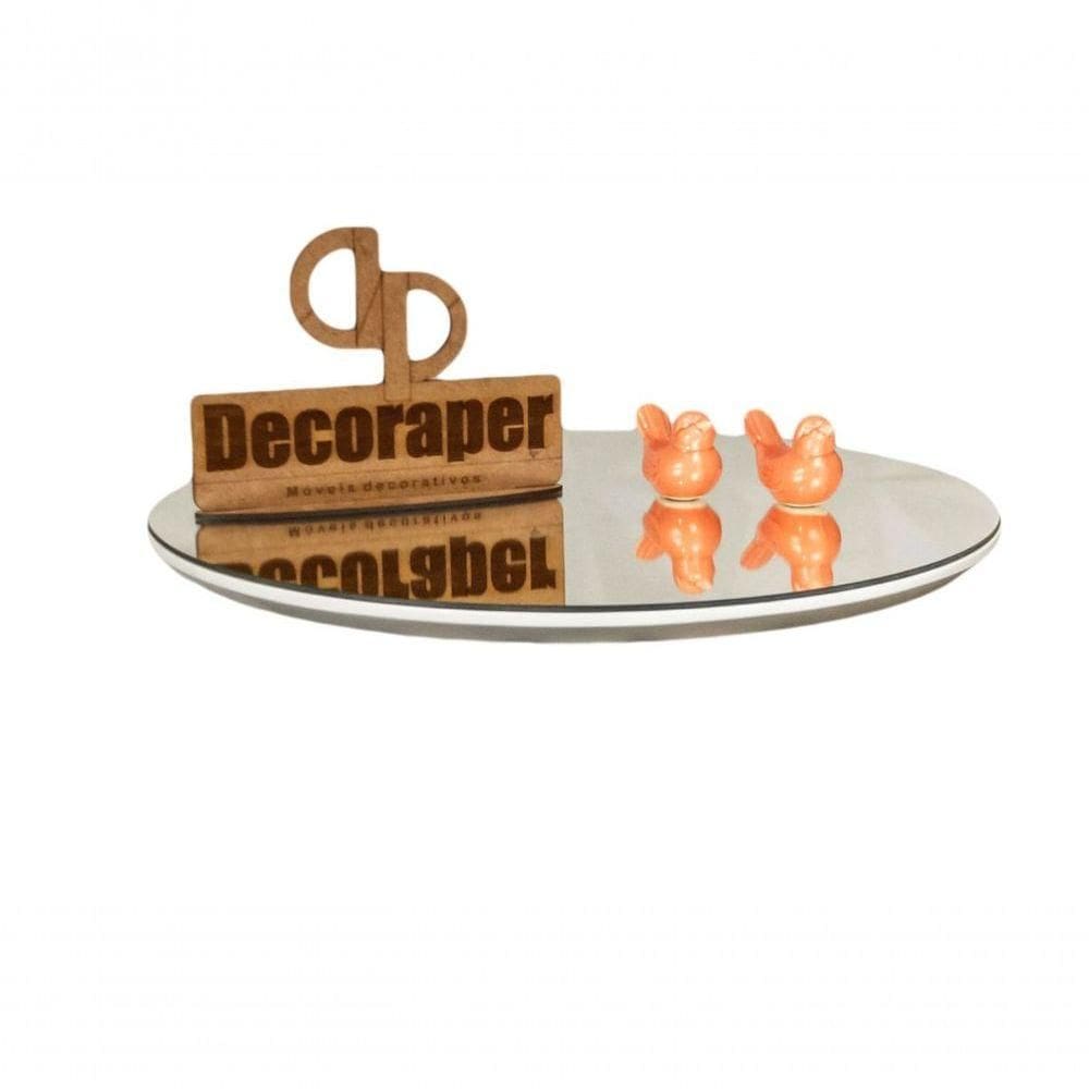 Somente Tampo Para Mesa Com 60cm Espelho Branco