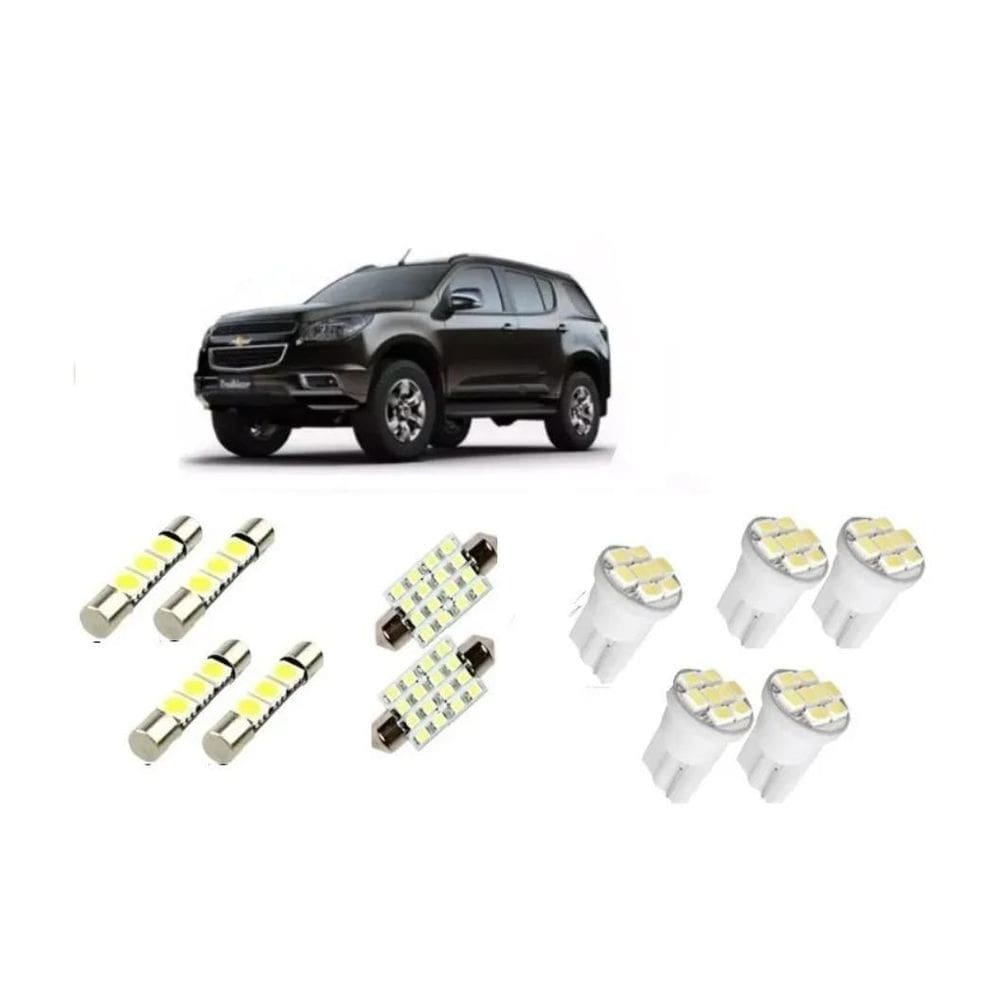 Kit Lâmpadas Led Internas Trailblazer 15/16 Blue Lion