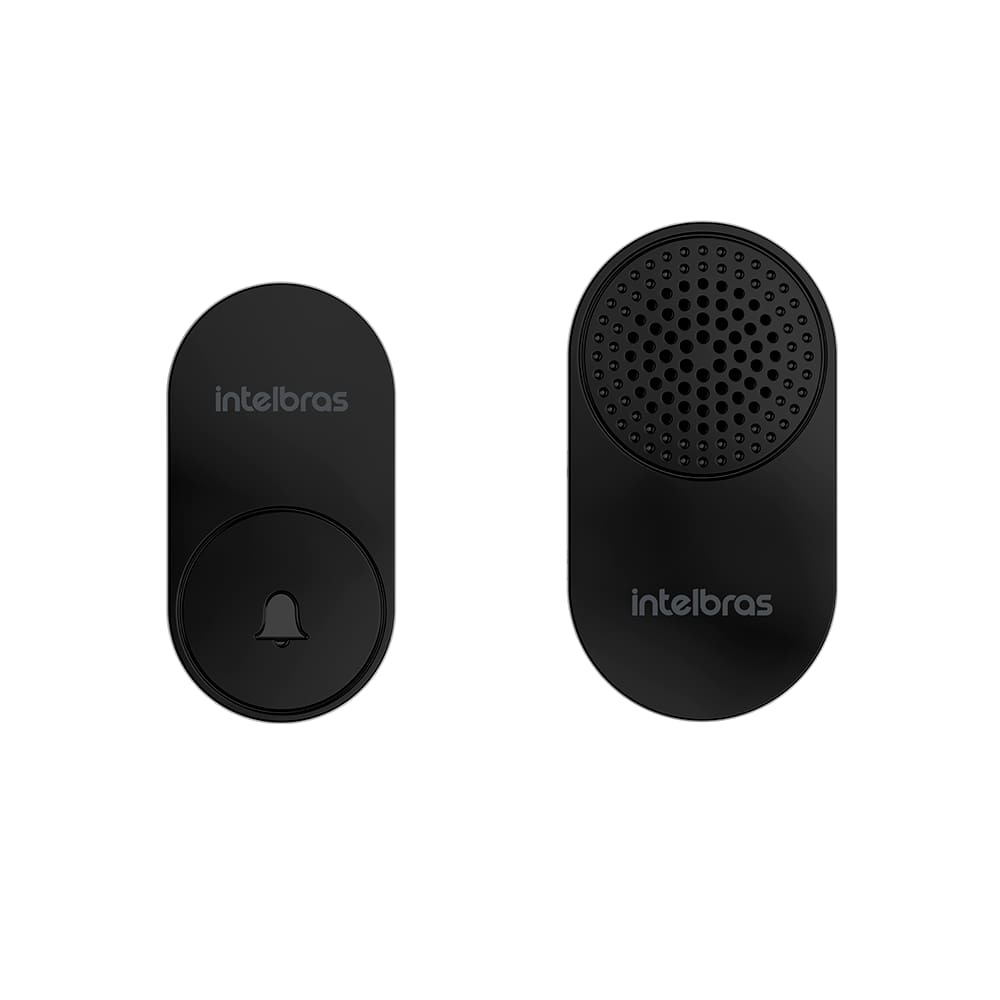 Campainha Sem Fio CIK 102 Preta Intelbras