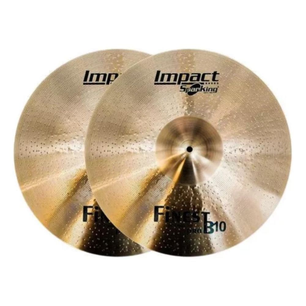 Prato 14 Impact Finest Liga B10 Chimbal Hi Hat Par Spanking