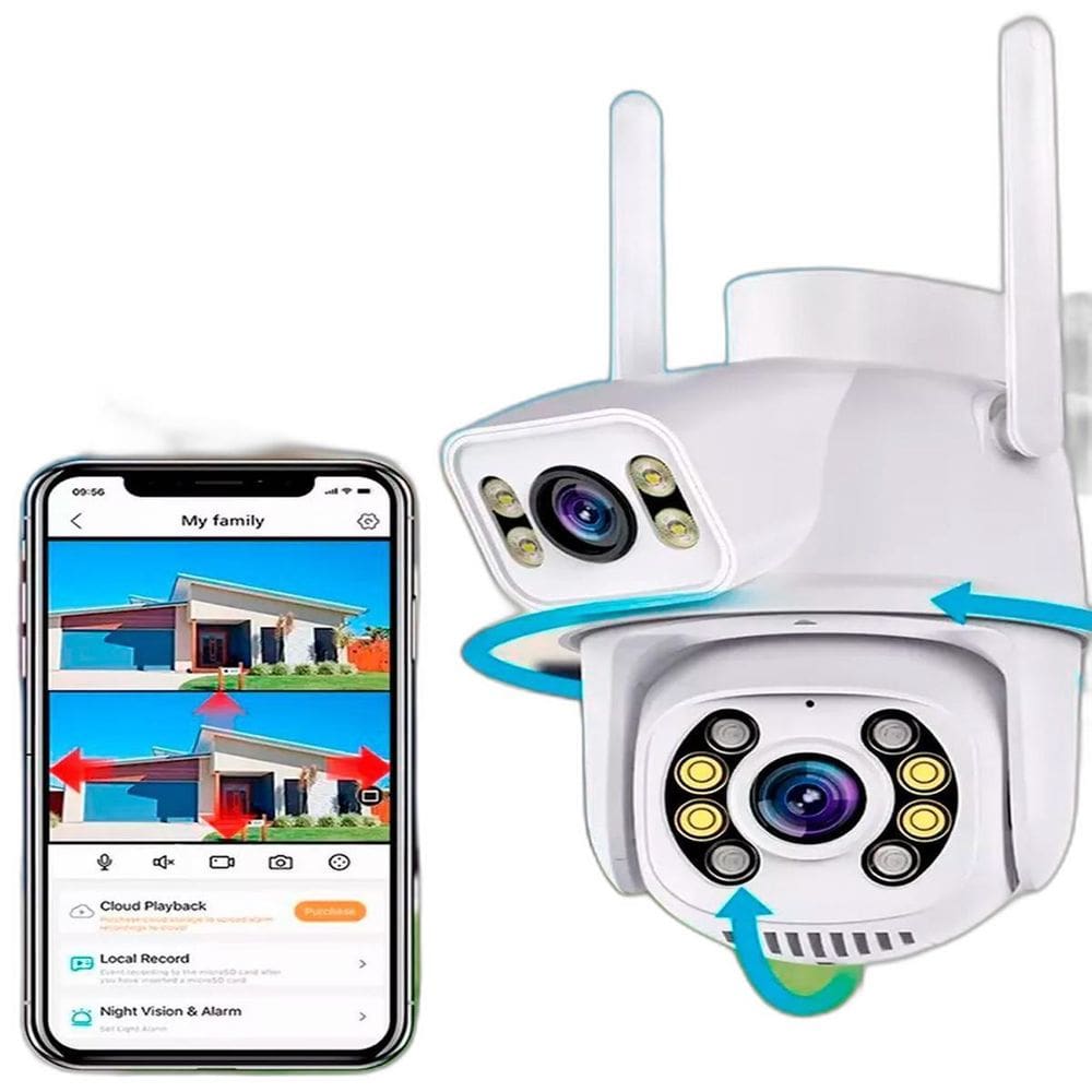 Câmera Vídeo Smart Detecção Externa Visão