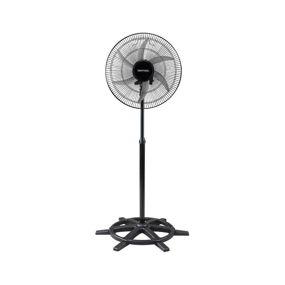 Ventilador De Coluna Oscilante 50cm Turbo Com 6 Pás Ventisol Preto Bivolt