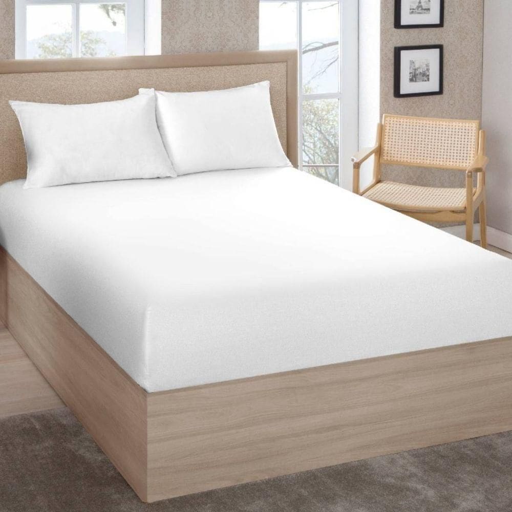 Lençol Queen Comfort 180fios 100% Algodão Branco