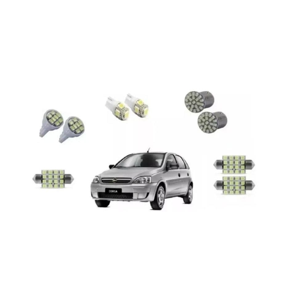 Kit Lampada Led Chevrolet Corsa Hatch Sedan Gm