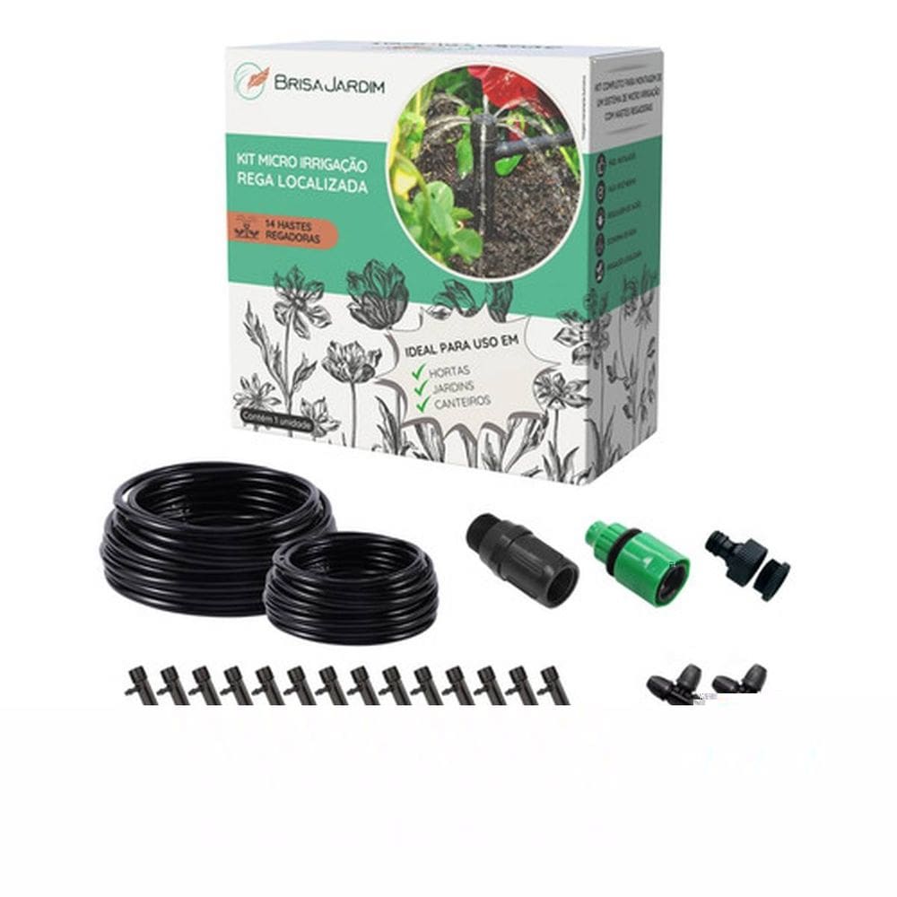 Kit De Micro Irrigação Brisajardim Kil14 Regadora