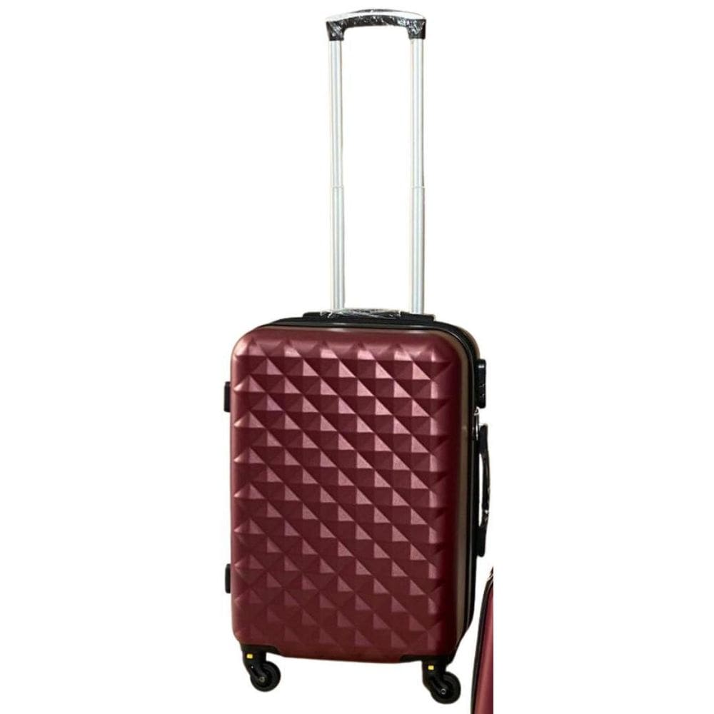 Mala De Bordo 10Kg + Frasqueira Viagem Rodinhas 360 Abs