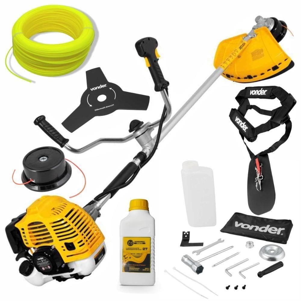 Roçadeira Gasolina Vonder Rgo430 42,7cc Óleo E Nylon