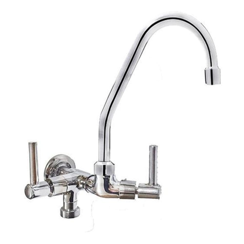 Torneira Pia Parede Passagem Plena Saída Máquina Para Baixo