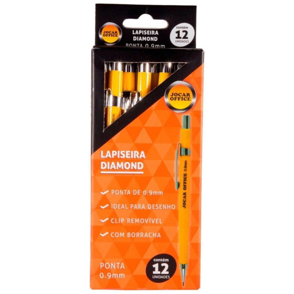 Lapiseira Técnica Triangular 12 Unidades 0.9 Mm