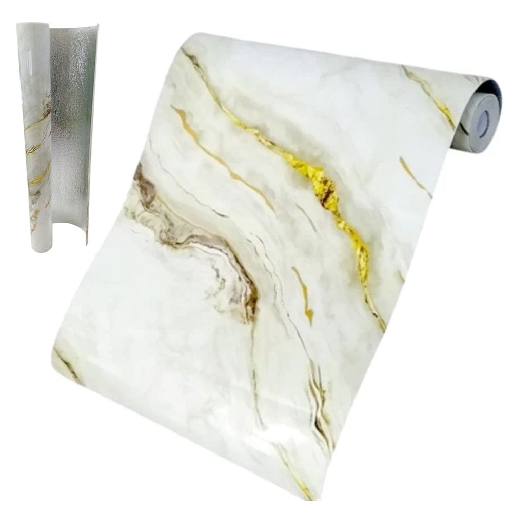 Papel de Parede Adesivo Autocolante Marmore Obra Construçao Reforma Reparo Casa Cozinha Quarto Moveis Envelopamento