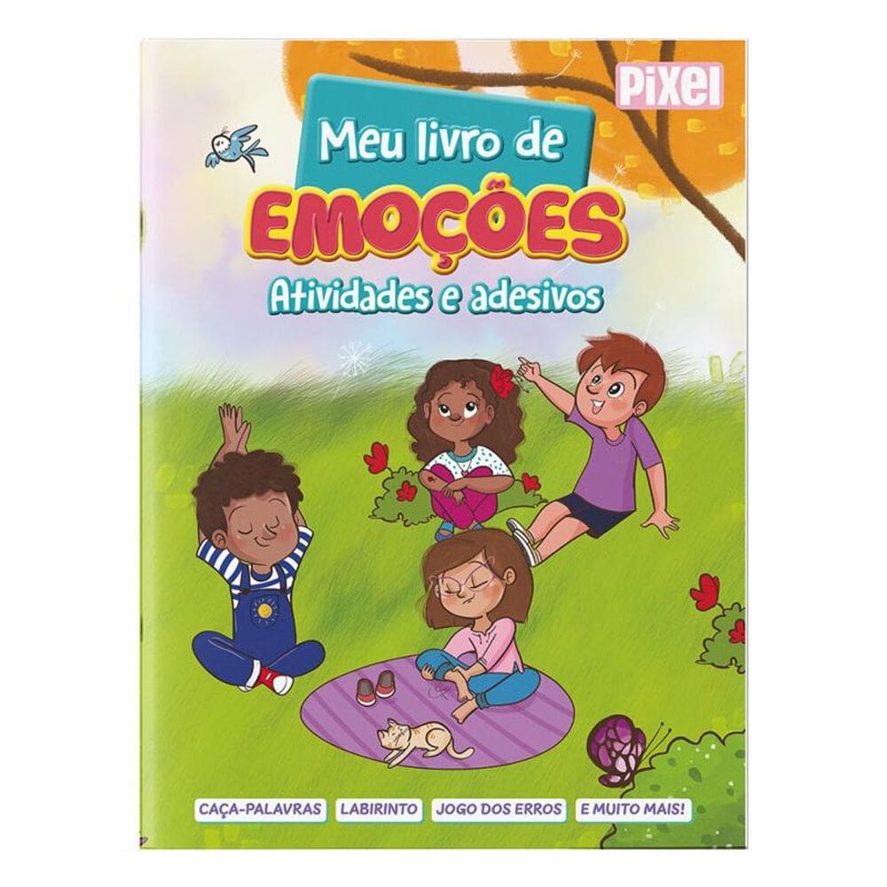 Meu livro de emoções: Atividades e adesivos