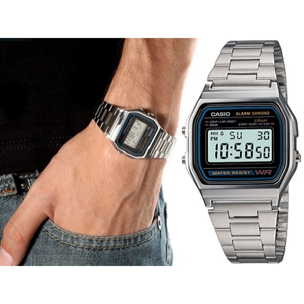 Relógio Casio A158Wa-1Df Vintage.