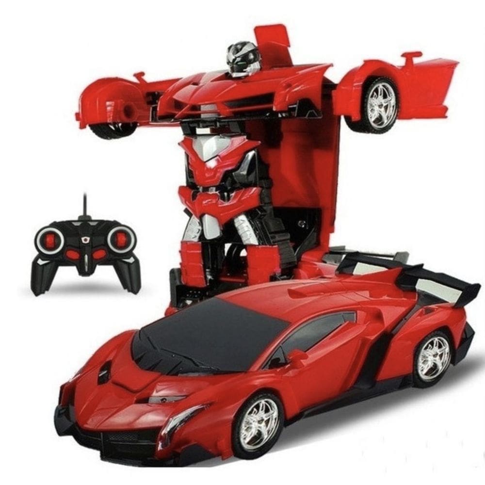Carrinho De Controle Remoto Transformers Robo Lamborghini