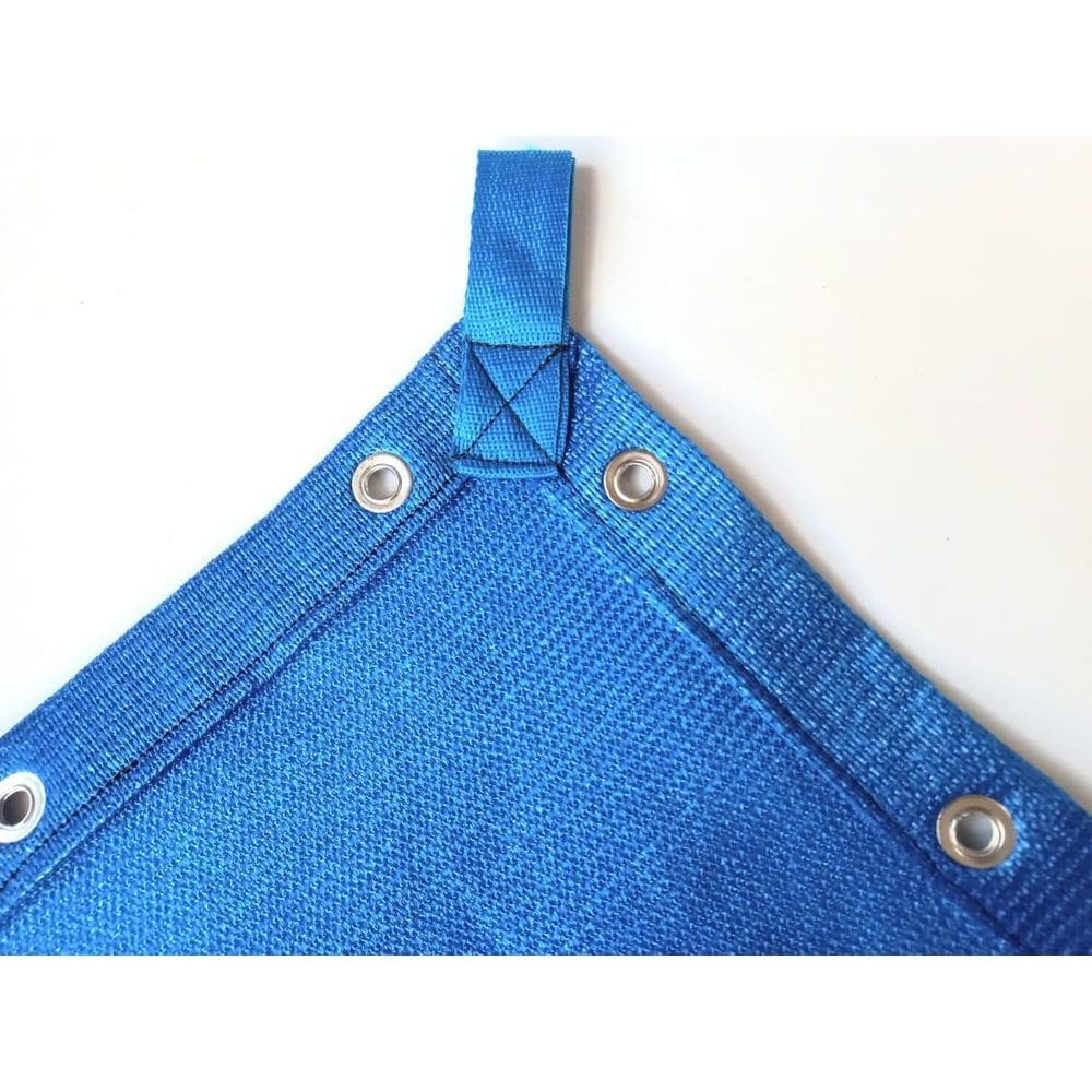 Tela Toldo Shade Garagem Sombrite Azul 90% 4X2 Bainha/Ilhos