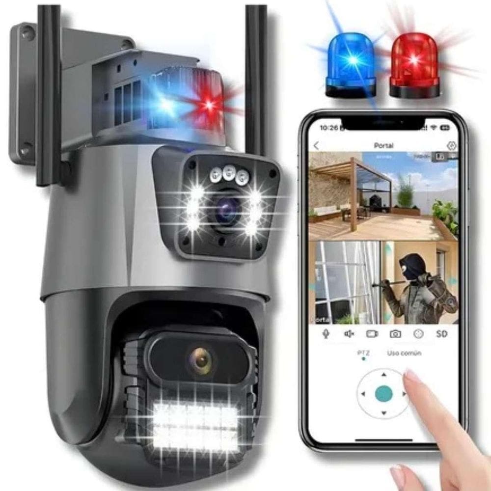 Câmera De Monitoramento Externo 4K P11 Visão Noturna