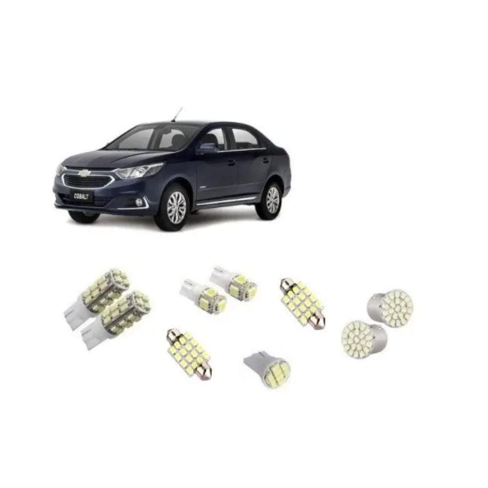 Kit Lâmpadas LED Pingo Cobalt 2015 GM Blue Lion