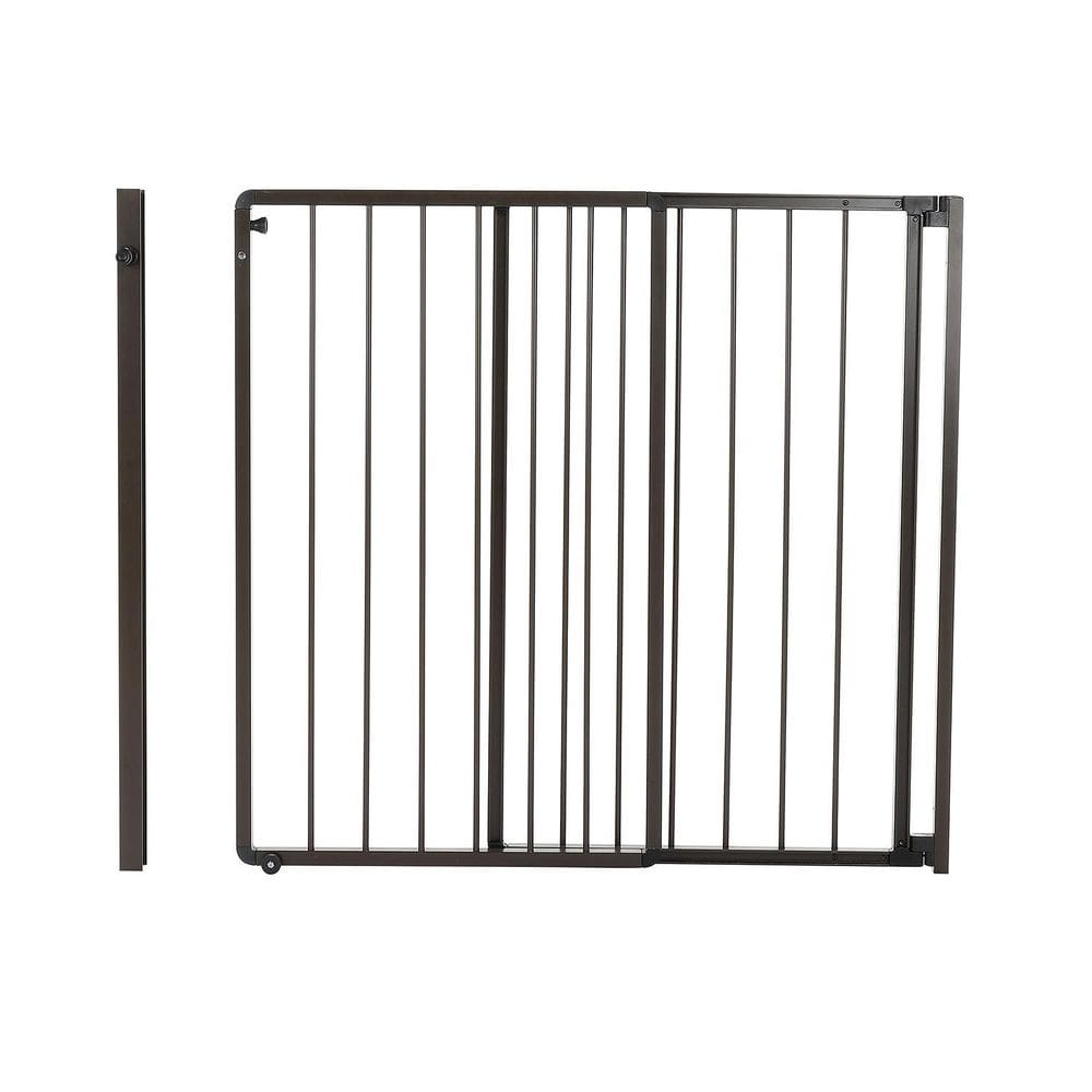 Portão De Correr Em Alumínio - Larg Regulável 150Cm - Fumê