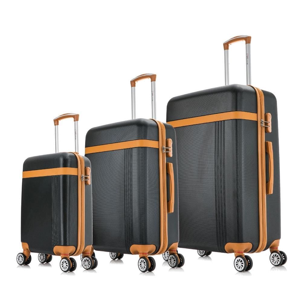 Conjunto de malas de viagem PMG Bruges Swiss Move  Preta
