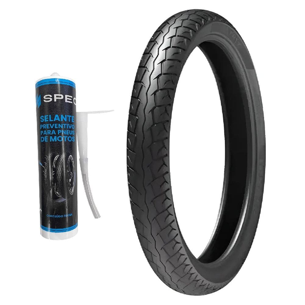Pneu 80/100-18 47P Dianteiro Levorin Matrix Uso Sem Camara Cg 125 150 160 Fan Titan Job 150 Haojue Dk150 + Selante Spec