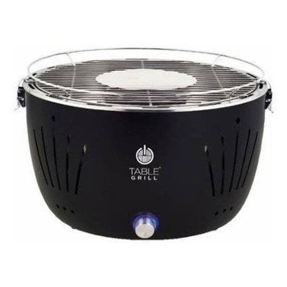 Churrasqueira De Mesa A Carvão Churrasco Table Grill Preta