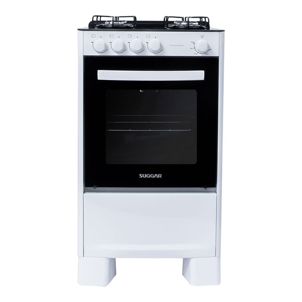 Fogao Suggar de Piso Cook Essence 4 Bocas com Mesa de Vidro