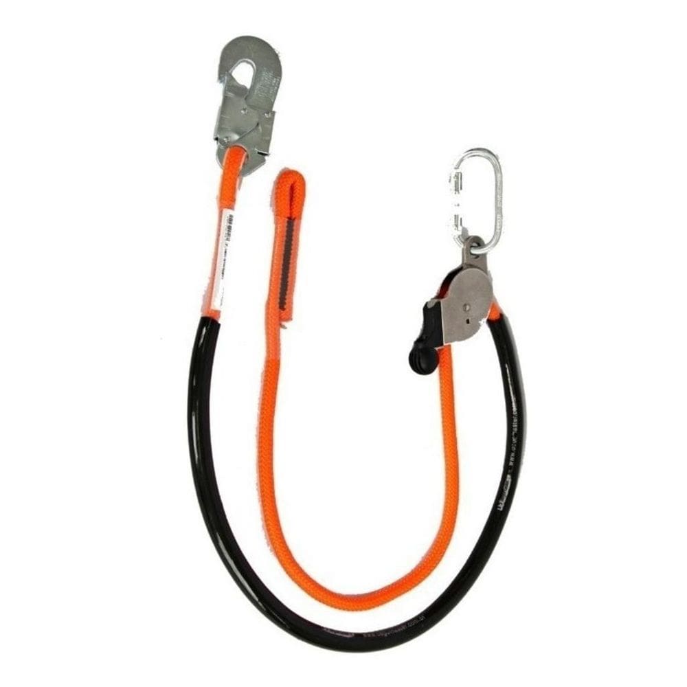 Talabarte DG 9200 - Corda 12mm - Aço Inox - Laranja/Preto