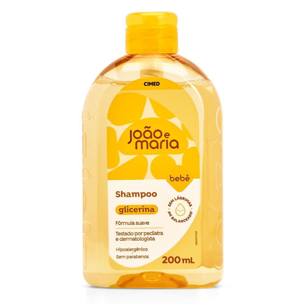 Shampoo Bebê João e Maria Glicerina 200ml