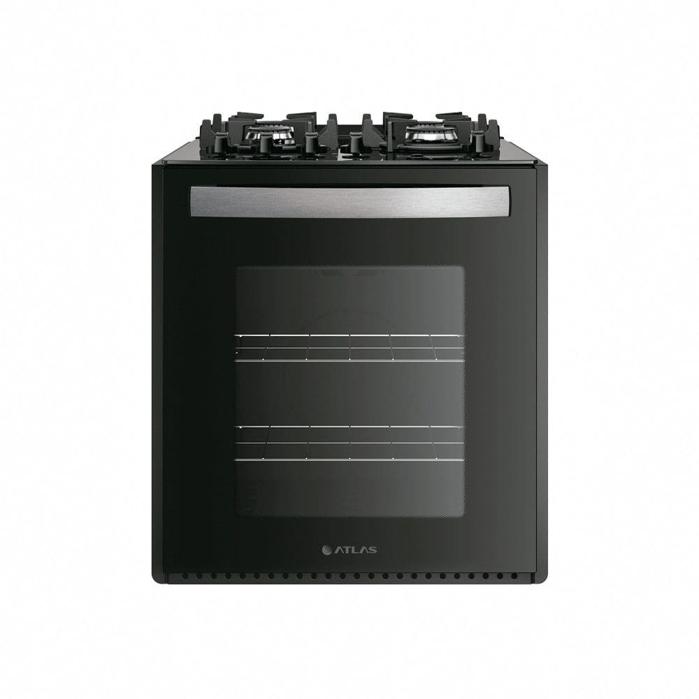 Fogao de Embutir U Top 4 Bocas com Mesa de Vidro Atlas