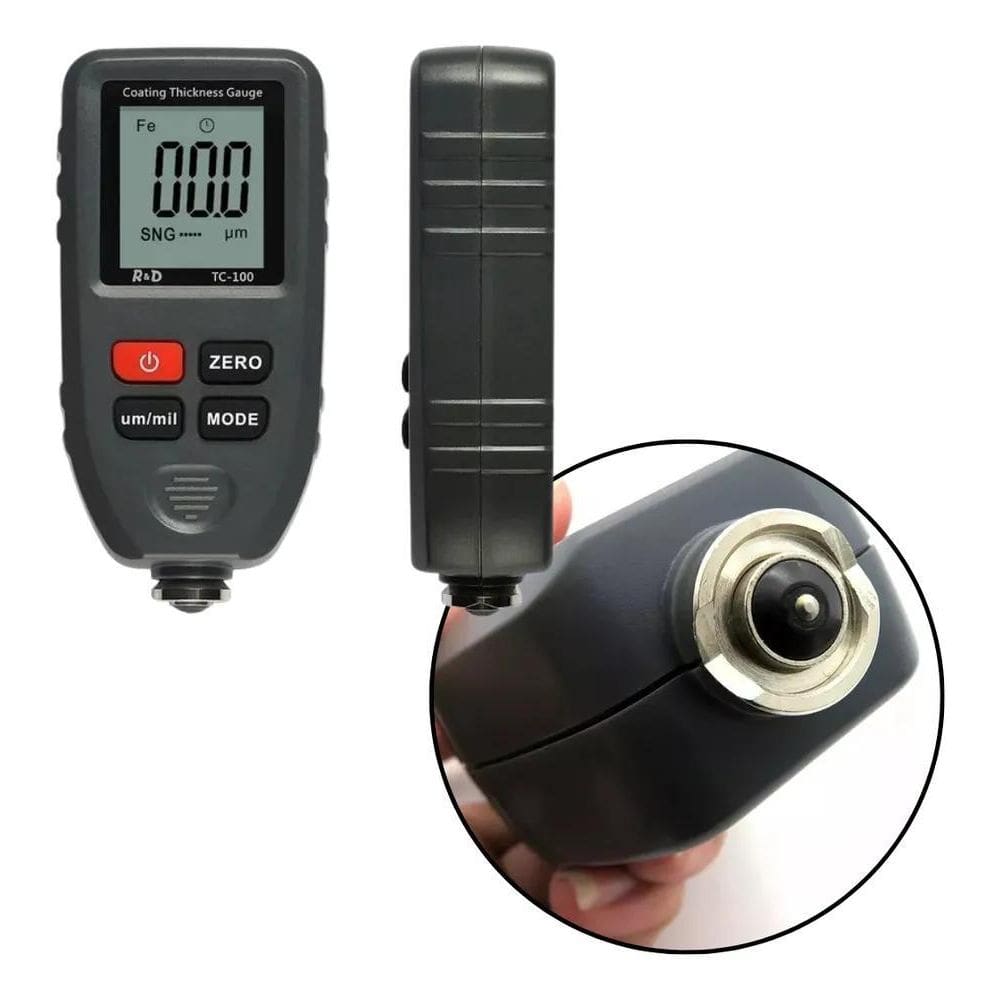 2X Medidor De Espessura Camada Tinta Pintura Automotiva Digi