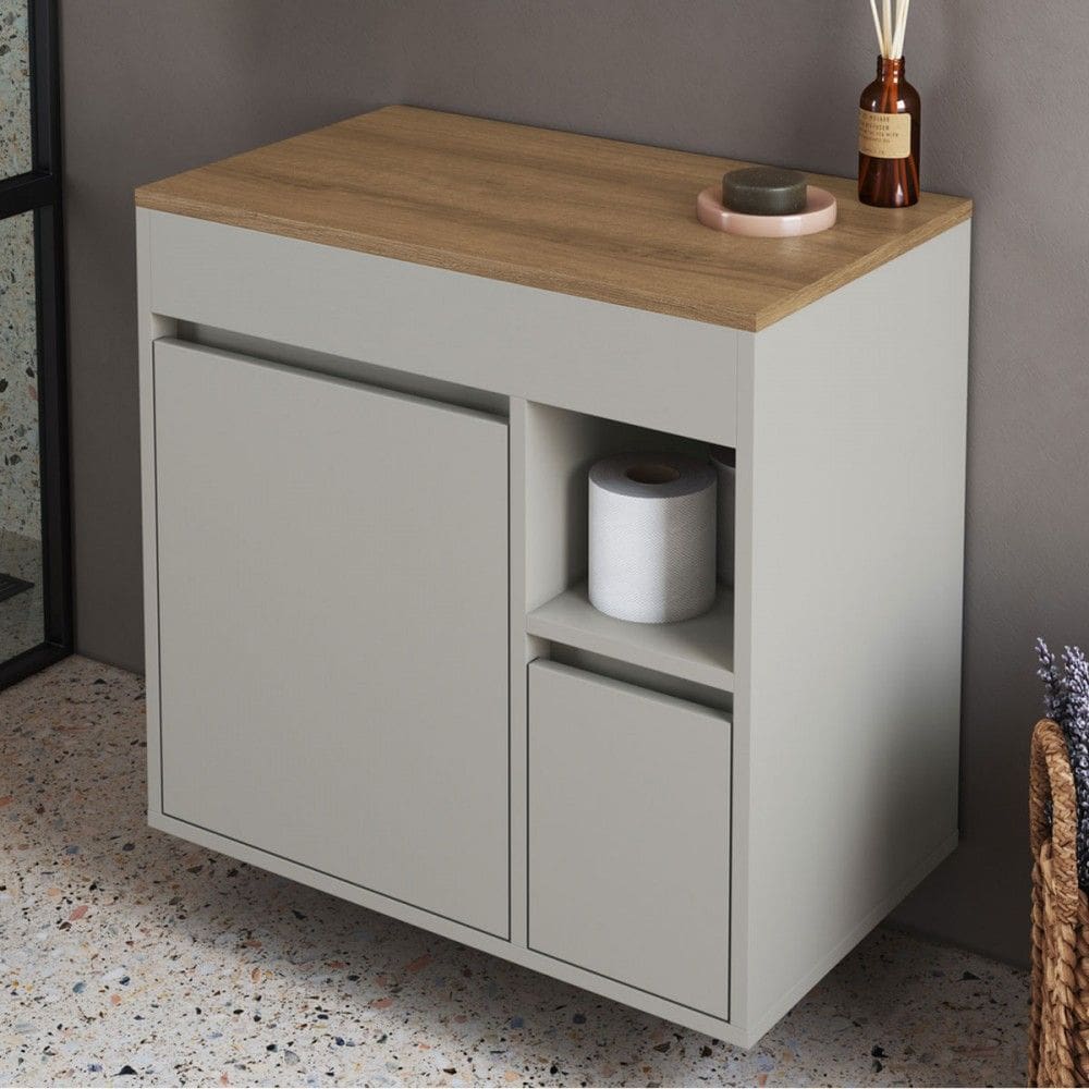 Armário de Banheiro Bangladesh 1 Porta 1 Gaveta Arenas - Art In Móveis